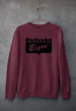 Load image into Gallery viewer, Onitsuka Tiger Unisex Sweatshirt for Men/Women-S(40 Inches)-Maroon-Ektarfa.online
