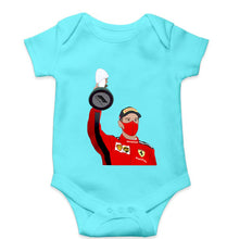 Load image into Gallery viewer, Sebastian Vettel F1 Kids Romper For Baby Boy/Girl-Sky Blue-Ektarfa.online
