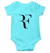 Load image into Gallery viewer, Roger Federer(RF) Kids Romper For Baby Boy/Girl-0-5 Months(18 Inches)-Sky Blue-Ektarfa.online
