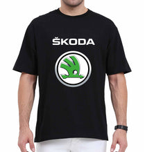 Load image into Gallery viewer, Skoda Oversized T-Shirt for Men-Black-Ektarfa.online
