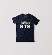 Load image into Gallery viewer, BTS Kids T-Shirt for Boy/Girl-Navy Blue-Ektarfa.online
