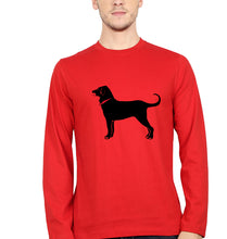 Load image into Gallery viewer, Black Dog Full Sleeves T-Shirt for Men-Red-Ektarfa.online
