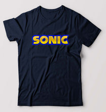 Load image into Gallery viewer, Sonic T-Shirt for Men-Navy Blue-Ektarfa.online
