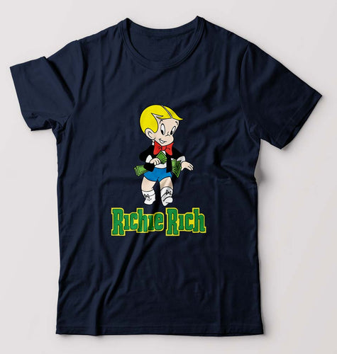 Richie Rich T-Shirt for Men-Navy Blue-Ektarfa.online