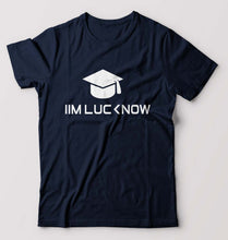Load image into Gallery viewer, IIM L Lucknow T-Shirt for Men-S(38 Inches)-Navy Blue-Ektarfa.online
