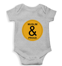 Load image into Gallery viewer, Muslim Kids Romper For Baby Boy/Girl-0-5 Months(18 Inches)-Grey-Ektarfa.online
