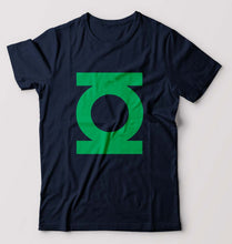Load image into Gallery viewer, Green Lantern Superhero T-Shirt for Men-S(38 Inches)-Navy Blue-Ektarfa.online
