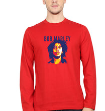 Load image into Gallery viewer, Bob Marley Full Sleeves T-Shirt for Men-Red-Ektarfa.online
