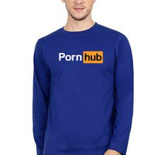 Load image into Gallery viewer, Port Hub Full Sleeves T-Shirt for Men-Royal Blue-Ektarfa.online
