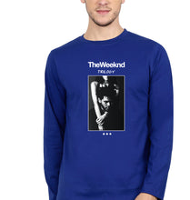 Load image into Gallery viewer, The Weeknd Trilogy Full Sleeves T-Shirt for Men-S(38 Inches)-Royal blue-Ektarfa.online
