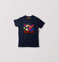 Load image into Gallery viewer, Swat Kats Kids T-Shirt for Boy/Girl-0-1 Year(20 Inches)-Navy Blue-Ektarfa.online
