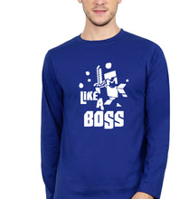 Load image into Gallery viewer, Minecraft Full Sleeves T-Shirt for Men-Royal Blue-Ektarfa.online
