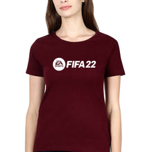 Load image into Gallery viewer, Fifa 22 T-Shirt for Women-Maroon-Ektarfa.online
