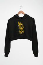 Load image into Gallery viewer, Mahakal Mahadev Bholenath Shiva Shivji Crop HOODIE FOR WOMEN-Black-Ektarfa.online
