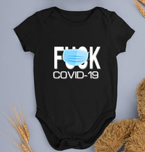 Load image into Gallery viewer, Covid 19 Kids Romper For Baby Boy/Girl-Black-Ektarfa.online
