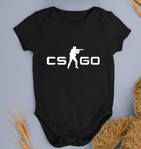 Counter-strike Global Offensive(CS GO) Kids Romper For Baby Boy/Girl-Black-Ektarfa.online