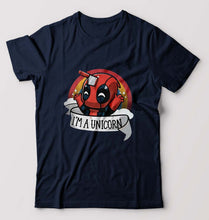 Load image into Gallery viewer, Deadpool Unicorn T-Shirt for Men-Navy Blue-Ektarfa.online

