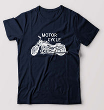 Load image into Gallery viewer, Motorcycle T-Shirt for Men-Navy Blue-Ektarfa.online
