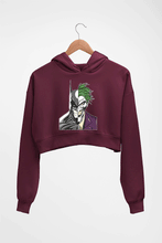 Load image into Gallery viewer, Batman Joker Crop HOODIE FOR WOMEN-Maroon-Ektarfa.online
