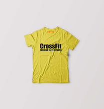 Load image into Gallery viewer, CrossFit Kids T-Shirt for Boy/Girl-Yellow-Ektarfa.online
