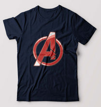 Load image into Gallery viewer, Avengers T-Shirt for Men-S(38 Inches)-Navy Blue-Ektarfa.online
