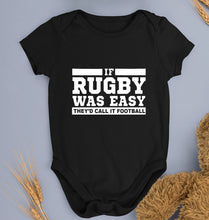 Load image into Gallery viewer, Rugby Kids Romper For Baby Boy/Girl-0-5 Months(18 Inches)-Black-Ektarfa.online
