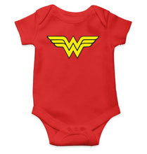 Load image into Gallery viewer, Wonder Woman Superhero Kids Romper Kids Romper For Baby Boy/Girl-0-5 Months(18 Inches)-RED-Ektarfa.online
