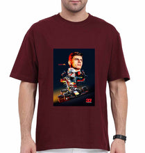 Load image into Gallery viewer, Max Verstappen Oversized T-Shirt for Men-Maroon-Ektarfa.online
