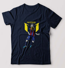 Load image into Gallery viewer, Messi T-Shirt for Men-S(38 Inches)-Navy Blue-Ektarfa.online
