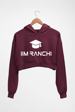 Load image into Gallery viewer, IIM Ranchi Crop HOODIE FOR WOMEN
