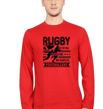 Load image into Gallery viewer, Rugby Full Sleeves T-Shirt for Men-Red-Ektarfa.online

