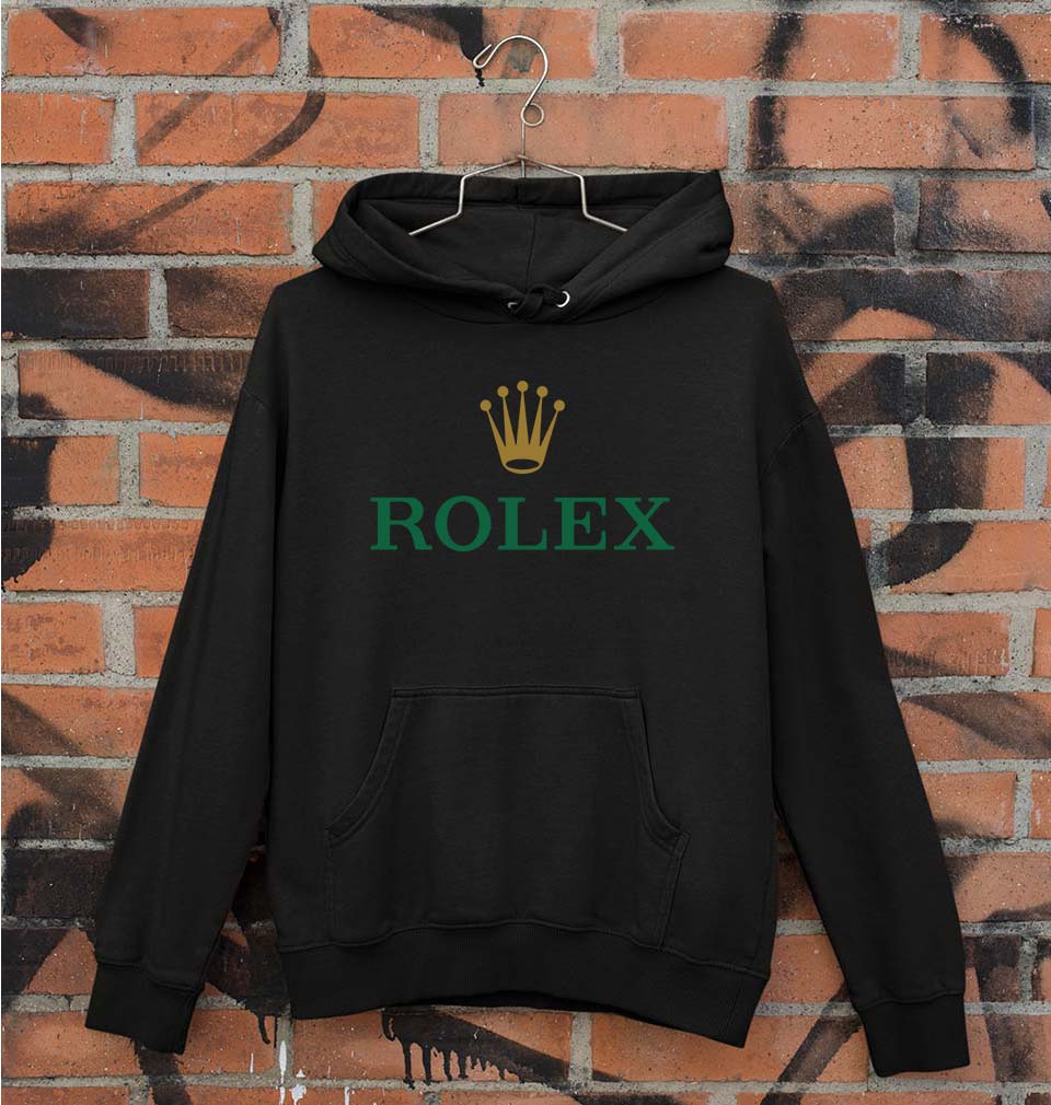 Rolex Unisex Hoodie for Men/Women-Black-Ektarfa.online