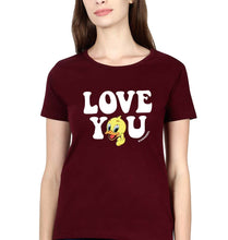 Load image into Gallery viewer, Domrebel Duck T-Shirt for Women-Maroon-Ektarfa.online
