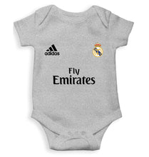 Load image into Gallery viewer, Real Madrid Kids Romper For Baby Boy/Girl-0-5 Months(18 Inches)-Grey-Ektarfa.online
