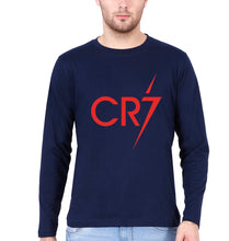 Load image into Gallery viewer, Cristiano Ronaldo CR7 Full Sleeves T-Shirt for Men-Navy Blue-Ektarfa.online
