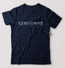 Load image into Gallery viewer, God of War Ragnarok T-Shirt for Men-S(38 Inches)-Navy Blue-Ektarfa.online
