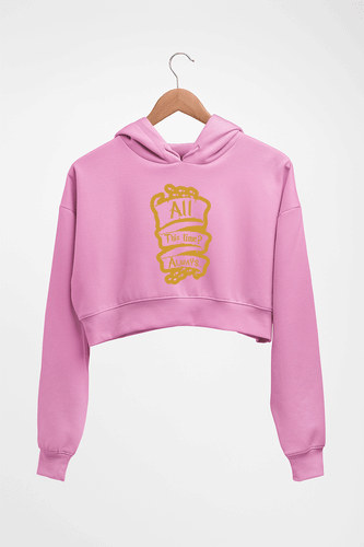 Harry Potter Crop HOODIE FOR WOMEN-Light Baby Pink-Ektarfa.online