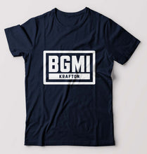 Load image into Gallery viewer, Battlegrounds Mobile India (BGMI) T-Shirt for Men-Navy Blue-Ektarfa.online
