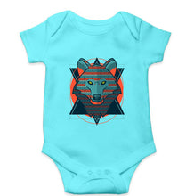 Load image into Gallery viewer, Fox Wolf Kids Romper For Baby Boy/Girl-Sky Blue-Ektarfa.online

