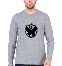 Load image into Gallery viewer, Tomorrowland Full Sleeves T-Shirt for Men-Grey Melange-Ektarfa.online
