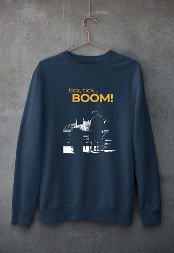 Tick Tick Boom Unisex Sweatshirt for Men/Women-Navy Blue-Ektarfa.online
