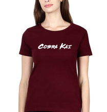 Load image into Gallery viewer, Cobra Kai T-Shirt for Women-Maroon-Ektarfa.online
