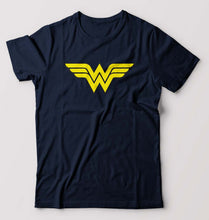 Load image into Gallery viewer, Wonder Woman Superhero T-Shirt for Men-Navy Blue-Ektarfa.online

