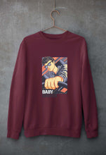 Load image into Gallery viewer, Baby Driver Unisex Sweatshirt for Men/Women-Maroon-Ektarfa.online
