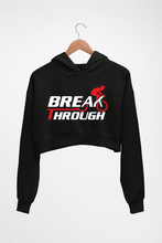 Load image into Gallery viewer, Cycling Crop HOODIE FOR WOMEN-Black-Ektarfa.online
