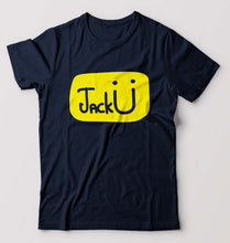 Load image into Gallery viewer, Jack u T-Shirt for Men-Navy Blue-Ektarfa.online
