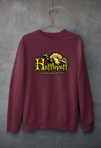 Hufflepuff Harry Potter Unisex Sweatshirt for Men/Women-Maroon-Ektarfa.online