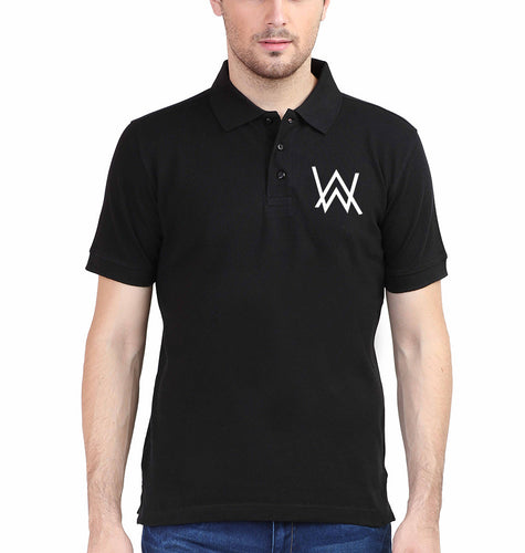 Alan Walker Polo T-Shirt for Men-S(38 Inches)-Black-Ektarfa.co.in