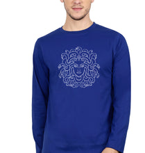 Load image into Gallery viewer, Medusa Full Sleeves T-Shirt for Men-Royal Blue-Ektarfa.online
