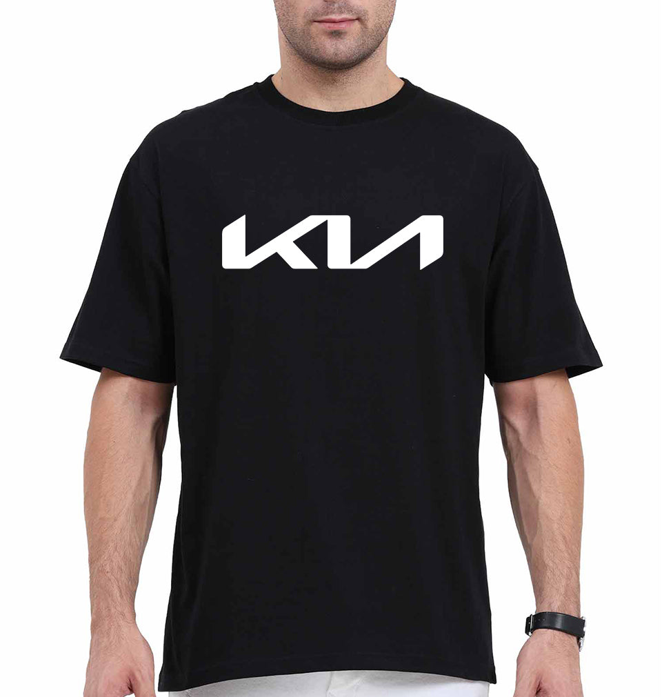Kia Oversized T-Shirt for Men-Black-Ektarfa.online